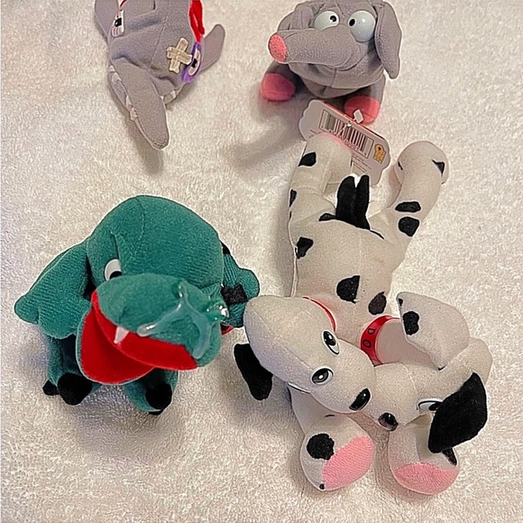 Vintage 1997 Meanies Plush. Entire series 1. Including the Lucky Bunny Rabbit. - Picture 8 of 15